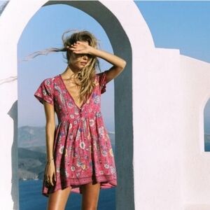 SPELL AND THE GYPSY RED LOVEBIRD DRESS
